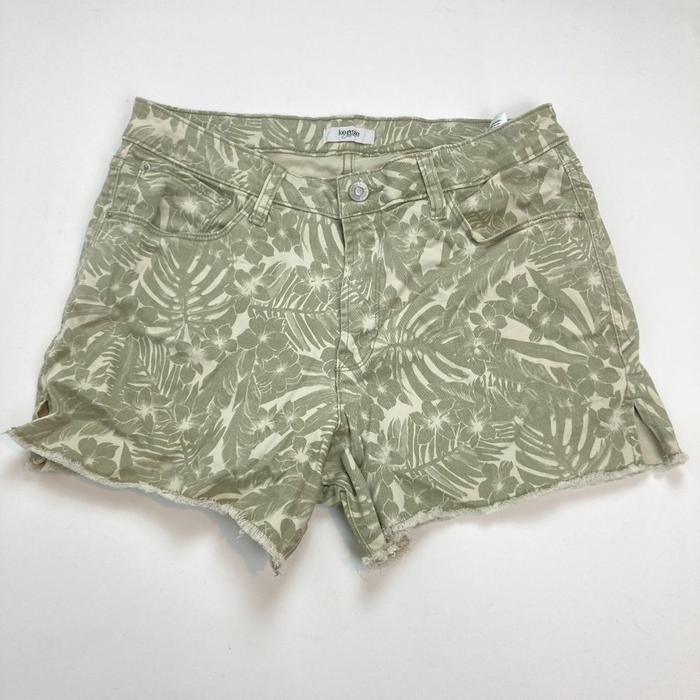 Women's Shorts Kensie Denim Shorts Light Sage Safari Size 8/29